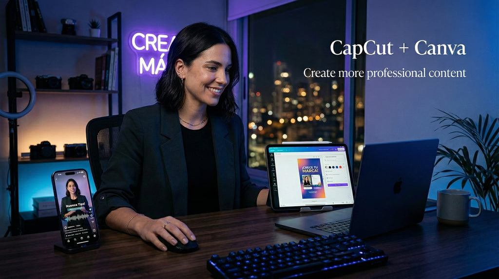 Aprendé CapCut + Canva y creá contenido más profesional para redes